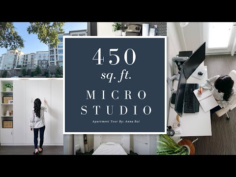 City Studio Apartment Tour 2021 I 450 Sq. Ft. - $1030 Rent
