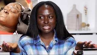 Microshading / Powder Brows Brows On Dark Skin - What My Brows Look Like Now 😱 | Ohemaa