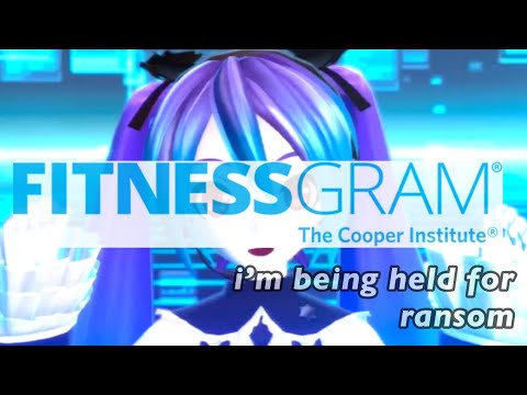 the intense voice of hatsune miku but it’s the fitnessgram pacer test instead