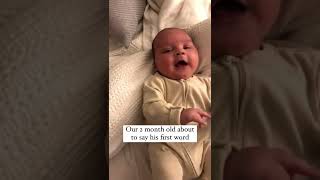 baby first words at 2 months 📽️ marisaneal_