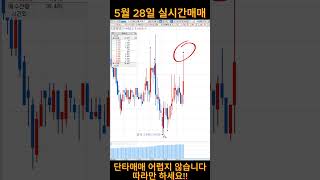 5월 28일 실시간매매
