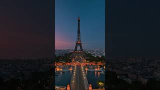 Sunset in Paris🇫🇷 #travel #paris #france #eiffeltower