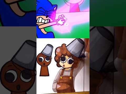 Sonic sprunki with drawing #sprunki #animationart #memes #newyork