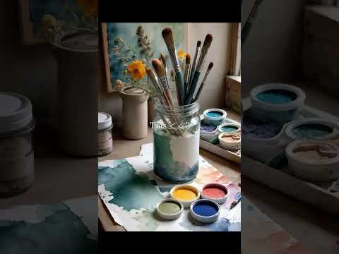 Art aesthetics| art therapy #shorts #satisfying #astheticmusic #painting