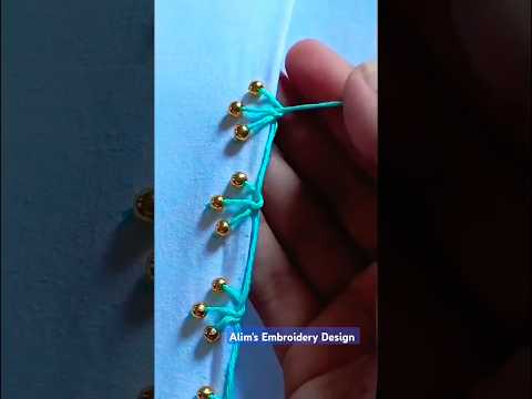 beautiful embroidery design for decoration & work শিখুন | হাতের কাজ #tipsyoutube #embroidery #tips
