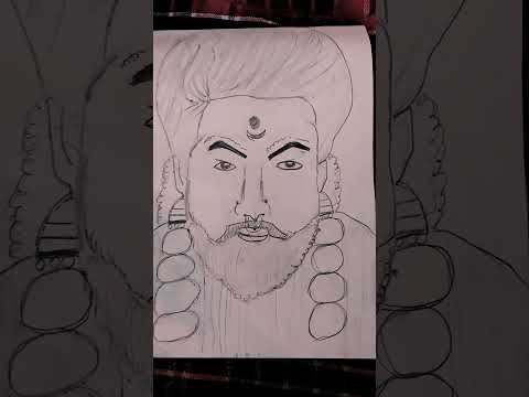 Pushpa 2 drawing #drawing #art #pushpa 2🤫🥰