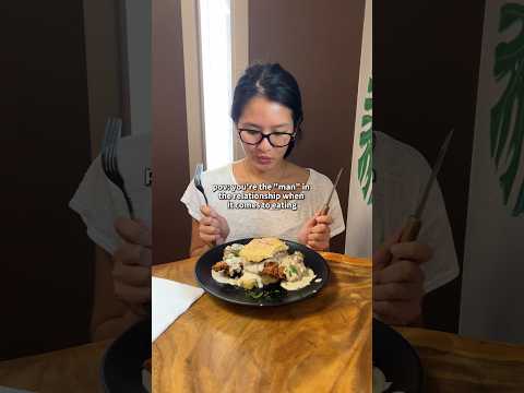 pov: you’re the “man” in the relationship when it comes to eating