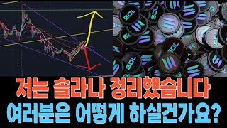 지금 솔라나 코인 매수하시는 분들… 이 영상 보고도 그러실 건가요?  (SOL 차트 분석 전망 관점)