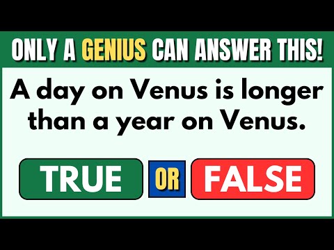 True or False Quiz 🤔 | Test Your Knowledge with These 30 Surprising Facts! 🧠✅ #7