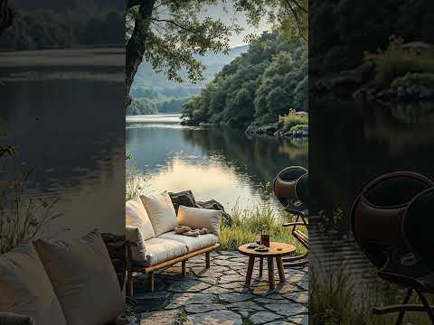 Calm Autumn Riverside Jazz | Mellow Jazz Music for Relaxing and Study, Peaceful Jazz for Sleep