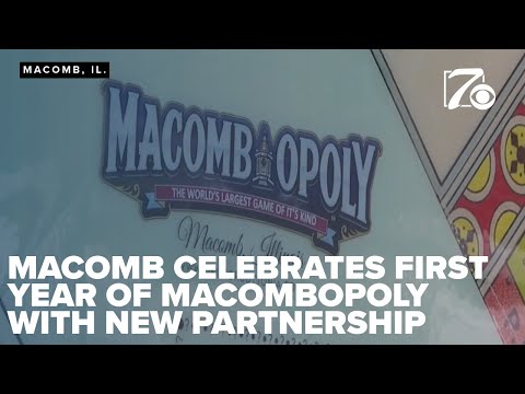 Macomb celebrates first year of Macombopoly with new Chamber of Commerce partnership
