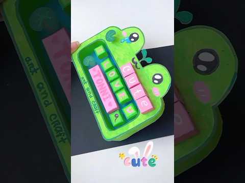 🐸+⌨️ (try it) #shorts #tonniartandcraft #art #love #craft #diy