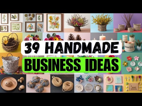 39 Business You Can Start At Home & MAKE MONEY | Handmade Products to Sell