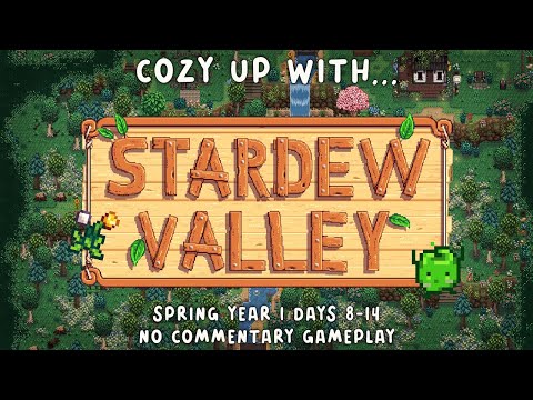 Stardew Valley Spring Year 1, Days 8-14 🌷 150+ Mods Longplay No Commentary Gameplay