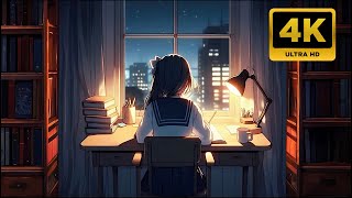 🎧 Chill Lofi Beats 4K (1 HOUR) | Relaxing Study Music for Focus & Productivity