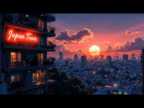 1980s & 90s Neon Tokyo Ambience 🌆 Nostalgic Retro Vibes ☔ Chill Lofi Rainy Nights