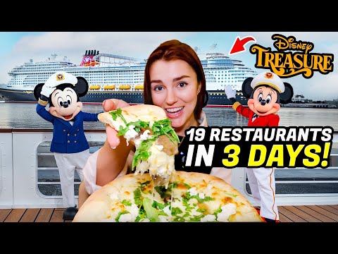 I Ate at Every Restaurant on the Brand New Disney Cruise Ship!