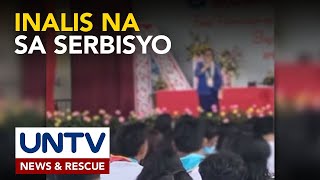 Principal sa viral graduation video, inalis na sa serbisyo ayon sa utos ni PBBM