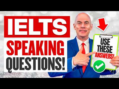 IELTS SPEAKING TEST! (Sample Questions, Topics & BRILLIANT ANSWERS) How to PASS the IELTS in 2025!