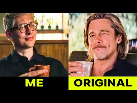 Better than Brad? I remade Brad Pitt's Coffee Commercial