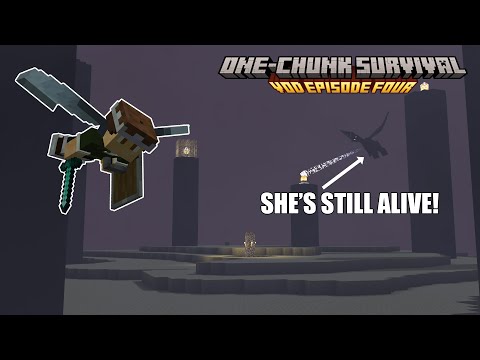 ELYTRA BEFORE BEATING THE DRAGON? | One-Chunk Survival Ep. 4 | Stream VOD