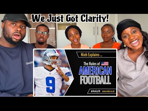 The Rules of American Football - EXPLAINED! (NFL) | FAMILY REACTS |