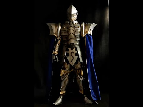 How to Dressed Fate Grand Order Lancelot Saber Cosplay Armor-2