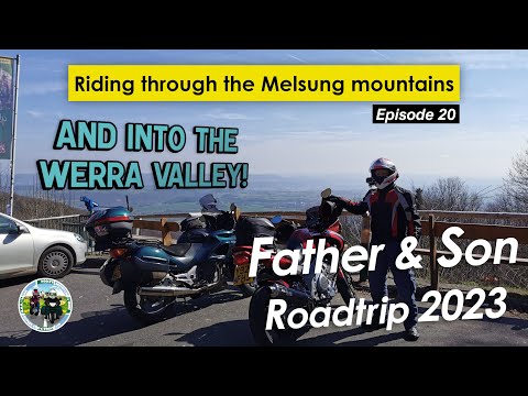 Europe Motorcycle Roadtrip 2023 EP20: Riding through the Melsung mountains and Werra Valley