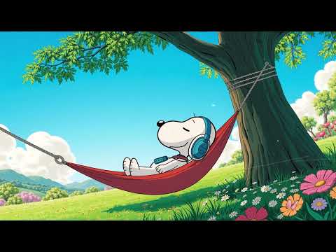 Snoopy Chill Beats 🌼 Spring Melodies for Relaxation & Focus 🌸 Music to Soothe Your Soul