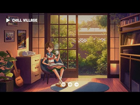 Warm Sunset Lofi 🍃 Relaxing Lofi Beats for Studying and Focus [chill lo-fi hip hop beats]