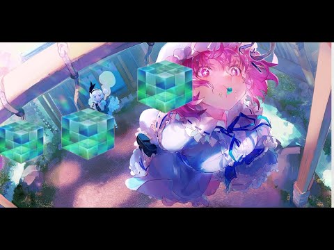 Yuyuko dies to a cube *GONE WRONG* (touhou blender anim)