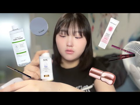 🫠 웬일로 스피디하게 진행하는 촬영 메이크업 겟레디윗미 Zzz... | 진정과 트러블에 좋은 스킨케어 소개! | Get Ready With Me