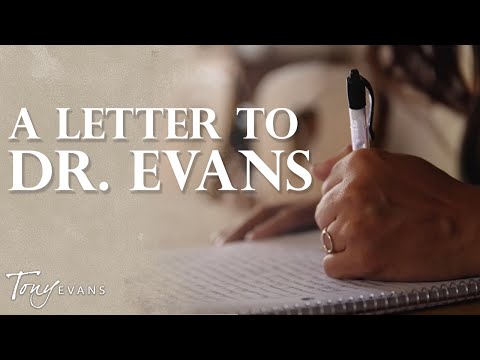 Sincerely, Lisa: A Letter of Thanks to Dr. Tony Evans