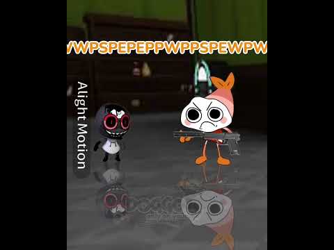shrimpo with a gun 🤣🤣 | #dandysworld #shorts |