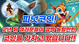 [피넛코인] 여러분들이 좋아할만한 1만배 상승 가능 코인이 드디어 또 나왔네요 일론머스크 언급!!!