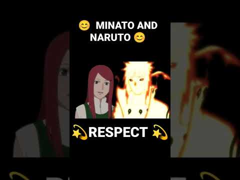 MINUTE AND NARUTO  FATHER AND SON 😊😊☺️