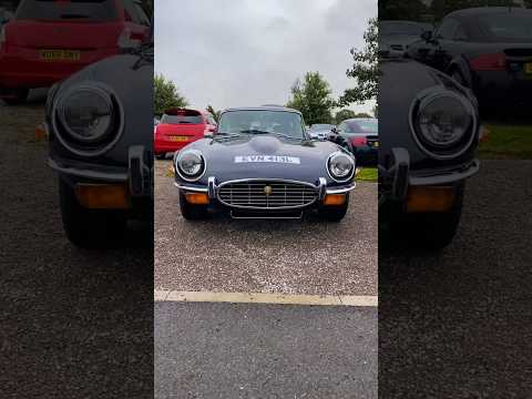 Good looking 1973 Jaguar E-Type fixed head coupe. #etype #jaguar #classiccars #carshow #automobile