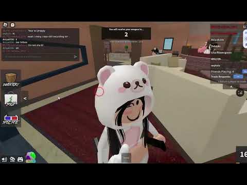Playing mm2 but with my little sister!
