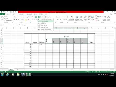 Excel Lecture 3 for begainers