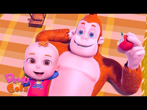 Apple Picking Episode And More | Demu Gola Cartoons | Funny Animated Series For Kids