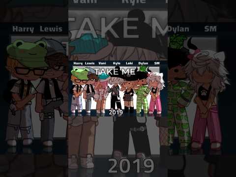 ⏱️Past vs. present | Mm2 YouTubers in Gacha | #gacha #blowup #vaniandkyle #mm2roblox #mm2edit #fyp