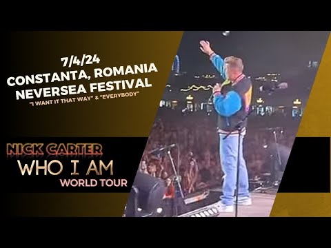 Nick Carter - Instagram Live 7/4/2024 - Constanta, Romania - Who I Am Tour