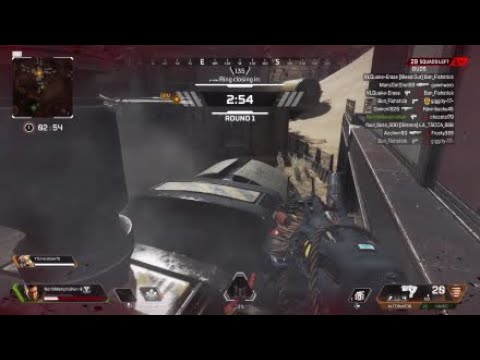 Destroying noobs in Skull Town in Apex legends