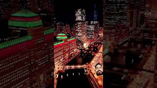 Chicago lights #travel #drone #views #windycity #usa #cityscape #love