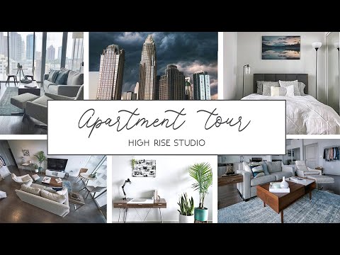 High Rise Studio Apartment Tour (585 sq. ft. - $1350 Rent/City Studio)