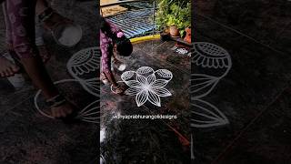 festival rangoli designs 🌺 morning rangoli 🌺 Daily kolam #shorts #short #trending #ytshorts
