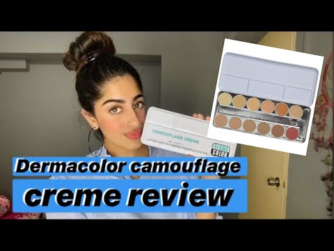 DermaColor CAMOUFLAGE creme palette REVIEW
