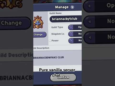 pure vanilla serv