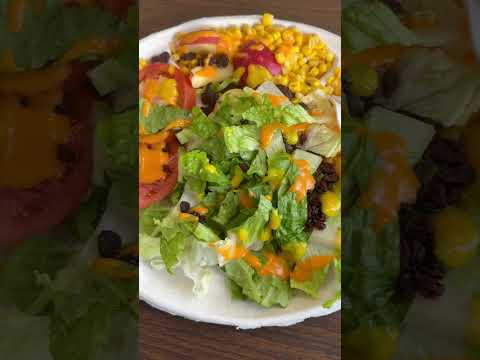 #mira saludable deliciosa total ensalada 🥗 comer saludable en el trabajo