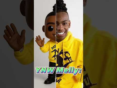 Rappers If They Were Action Figures Pt. 2 😳 #shorts #rap #ynwmelly